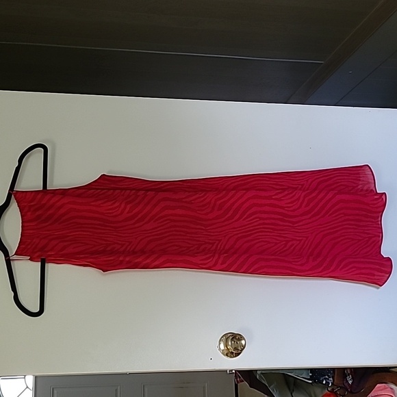 Express midi dress, size 5/6, animal print - Picture 2 of 9